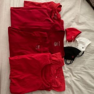 Target Red Work Shirt Bundle (& 3 Target masks)